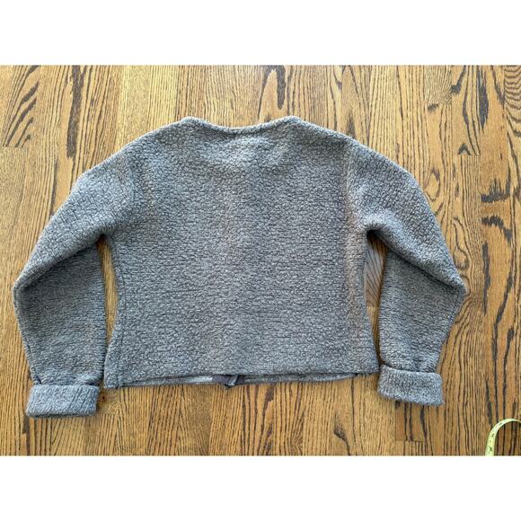 Anthropologie 100% Lambswool Cardigan Sweater Women’s M Brown Taupe Button Up - Picture 6 of 6